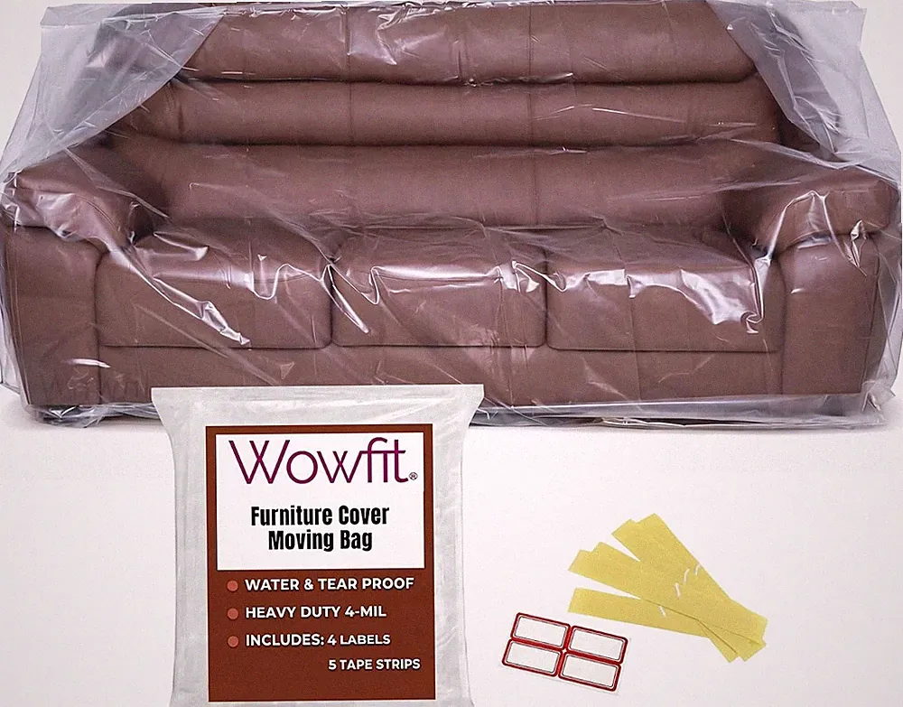 Heavy Duty Couch Cover Waterproof Sofa Storage Bag Furniture Protector Moving