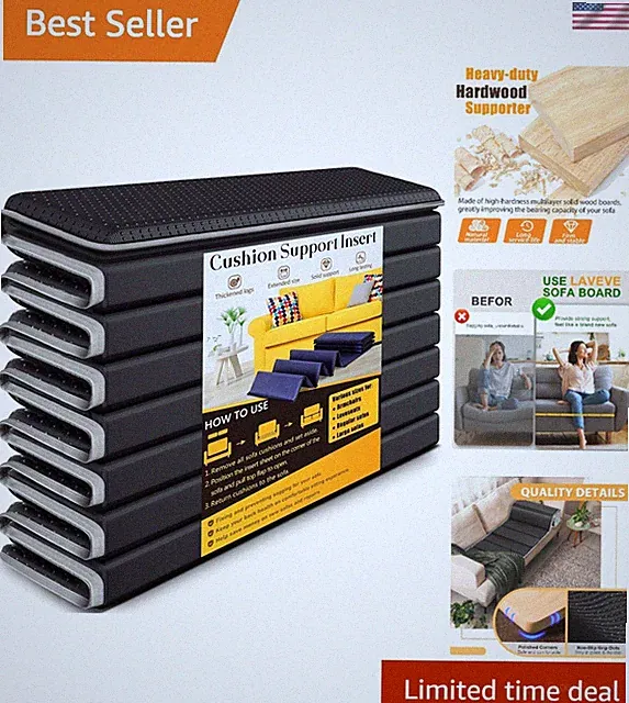 Heavy Duty Couch Cushion Support Board for Sagging Sofa, 24''x72'' Extra Thic...
