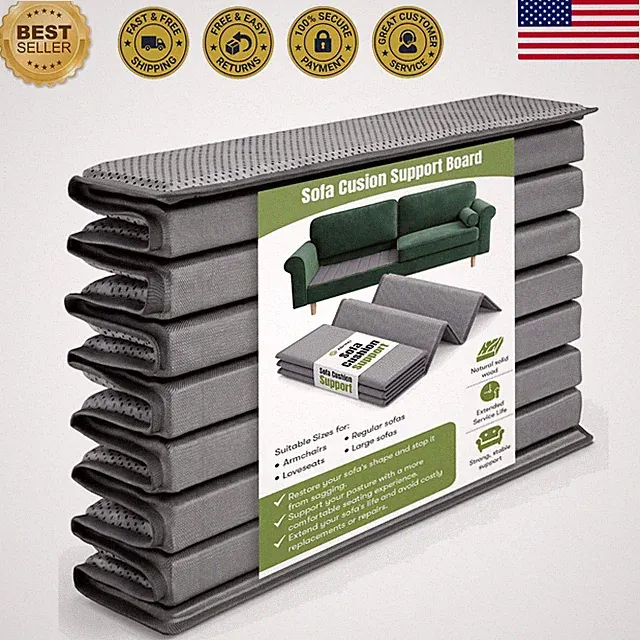 Heavy Duty Couch Cushion Support Board for Sagging Sofas, Foldable Plywood Un...