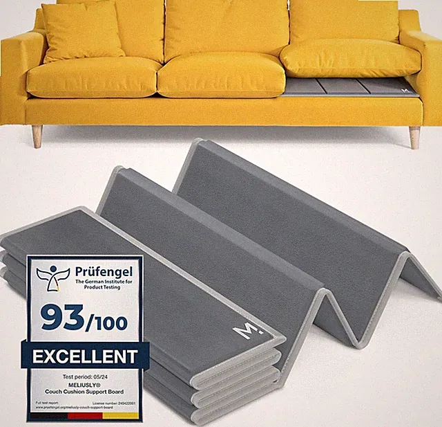 Heavy Duty Couch Cushion Support for Sagging Cushions (24X72) Reinforced Wood So
