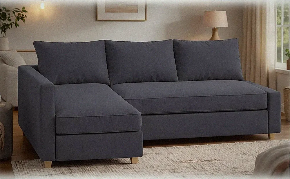 Heavy Duty Cover Compatible with IKEA Friheten Sofa Right Longer Dark Gray