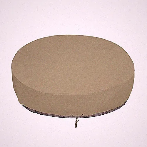 Heavy Duty FadeStop Outdoor Round Daybed Cover 75 Inch, Patio Day Bed Sofa