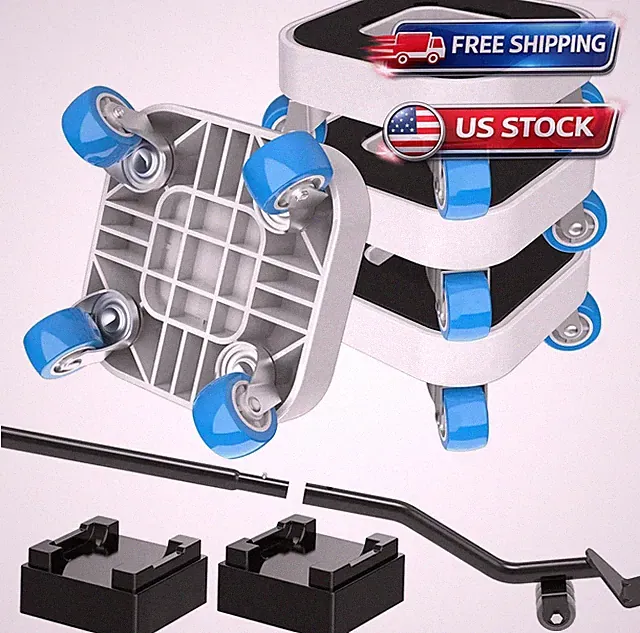 Heavy Duty Furniture lifter moving tool set 360 rotation sliders Up to 750lb