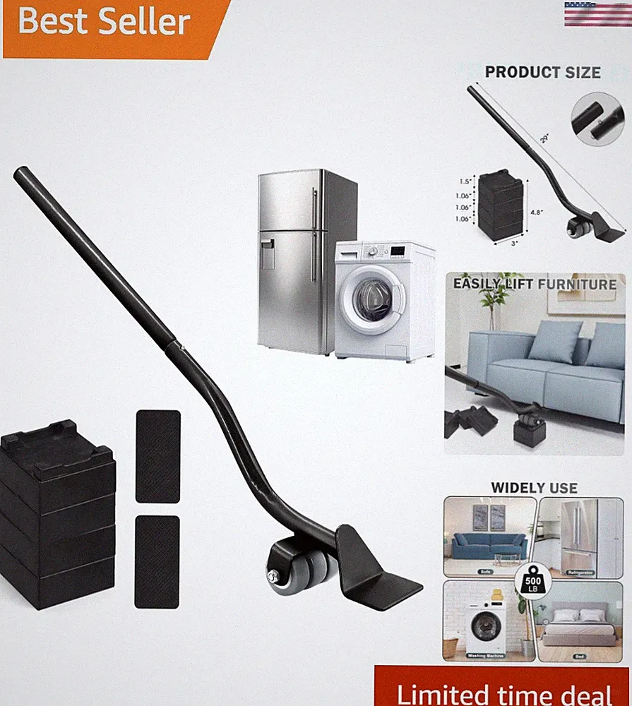 Heavy-Duty Furniture Lifter with Wheels - Effortless Moving Up to 1000 lbs