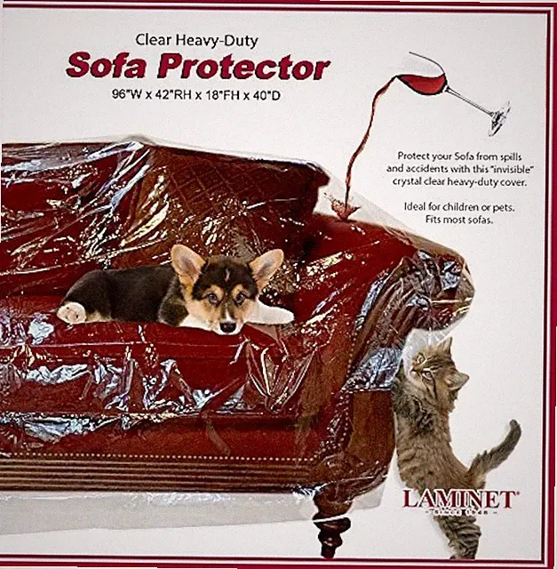 Heavy Duty Kitchen Sofa Furniture Protector Cover For Pets And Kids 96X40 Inches