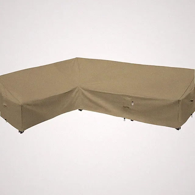 Heavy Duty Outdoor Sectional Sofa Cover, 90"X120" Waterproof 600D Patio Secti...