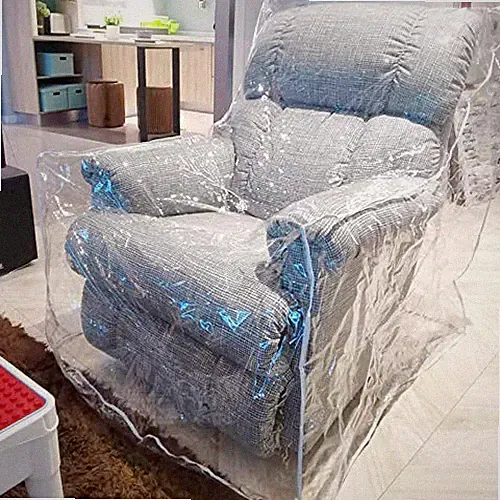 Heavy Duty Plastic Recliner Cover Pets | Cat Dog Scratching Protector Clear 1