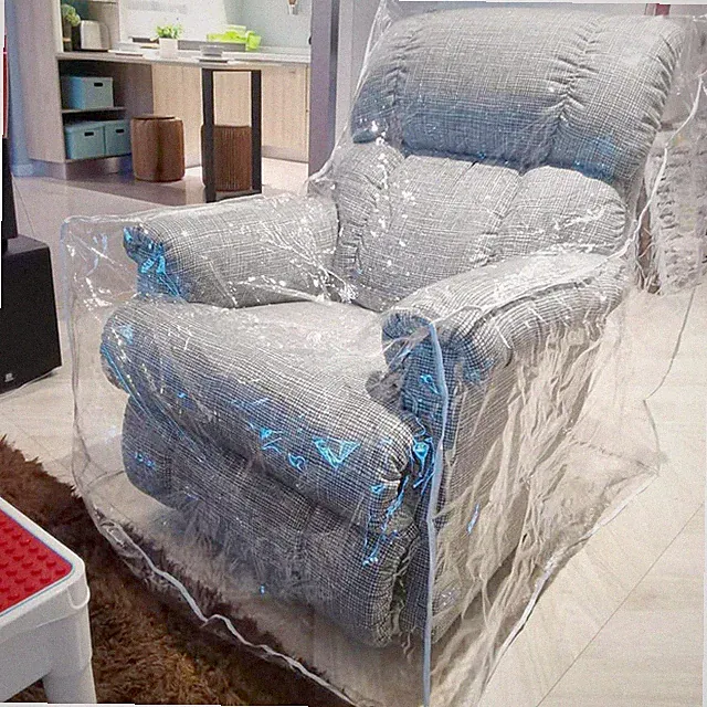 Heavy Duty Plastic Recliner Cover Pets | Cat Dog Scratching Protector Clear V...
