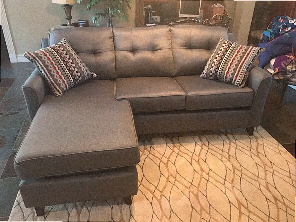 Heavy Duty Reversible Grey Sectional