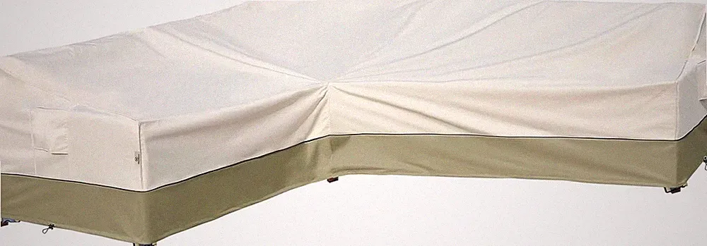 Heavy Duty Waterproof Outdoor Sectional Couch Cover - Light Green 58"x85