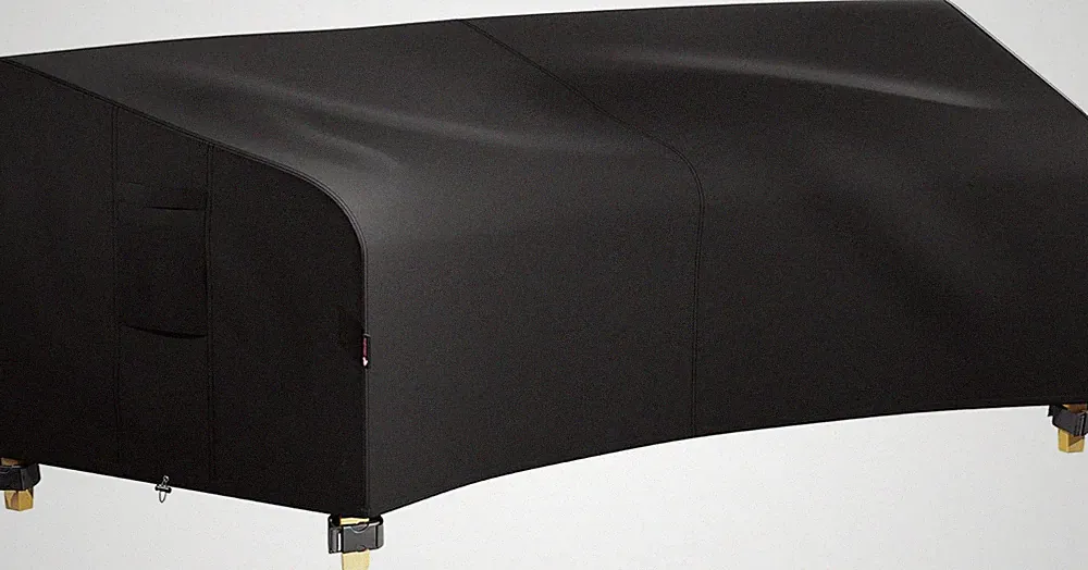Heavy Duty Waterproof Outdoor Sectional Cover for Curved Patio Sofa 96