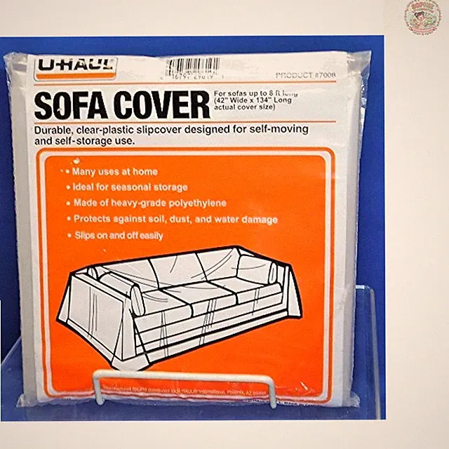 Heavy-Grade Moving Sofa Cover - 1-Pack, 134" x 42" for Complete Furniture Care