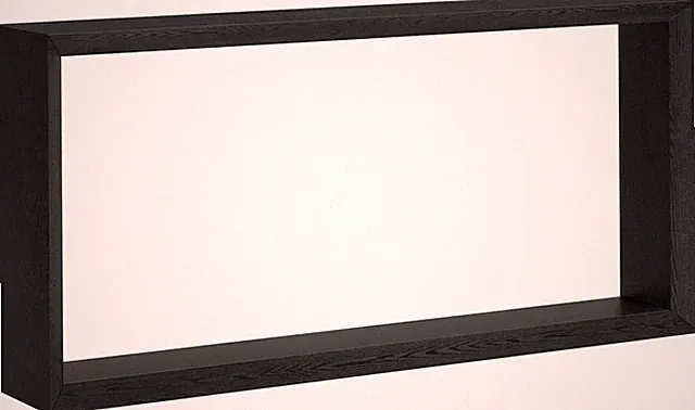 Henn&Hart 64" Modern Farmhouse Console Table, Sofa Table, Natural Black | Extend