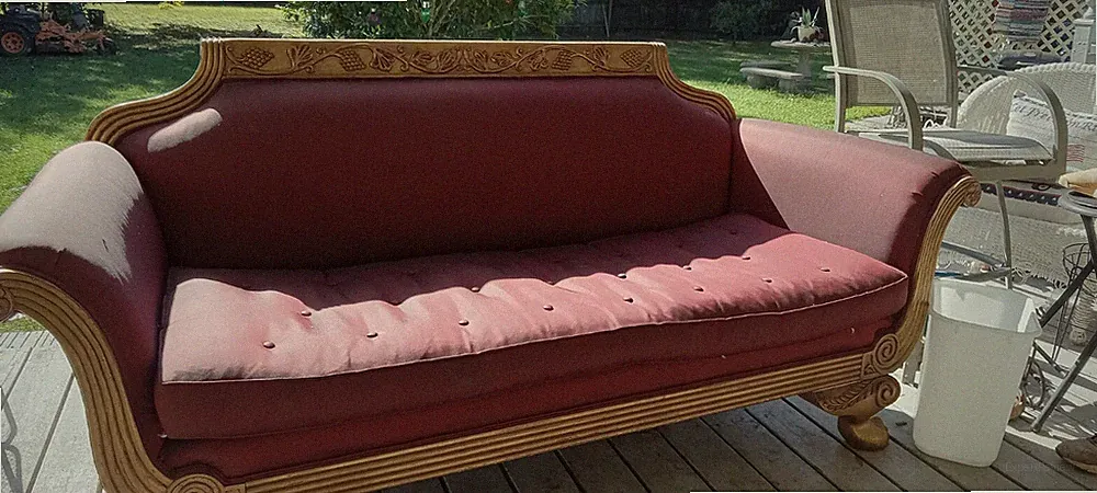Hickory Wood Sofa Bed