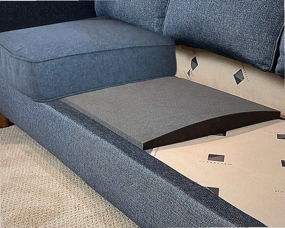 High-Density Foam Couch Cushion Support - Set of 3, 20x20x2” - Made in USA