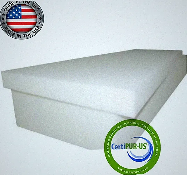 HIGH DENSITY-FOAM CUSHION (MEDIUM FIRM PLUS) 3"x30"x80" (1836) Foam Sheet