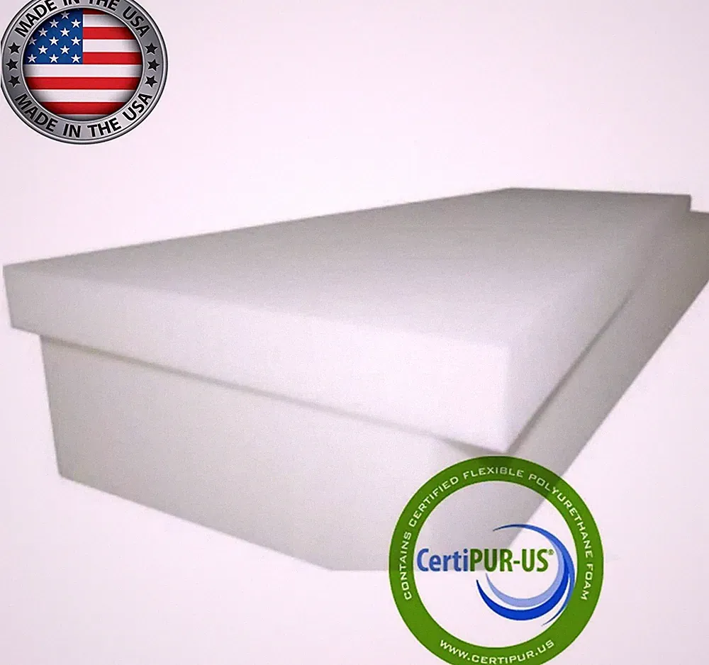 HIGH DENSITY-FOAM CUSHION (MEDIUM FIRM PLUS) 6"x22"x80" (1836) Foam Sheet