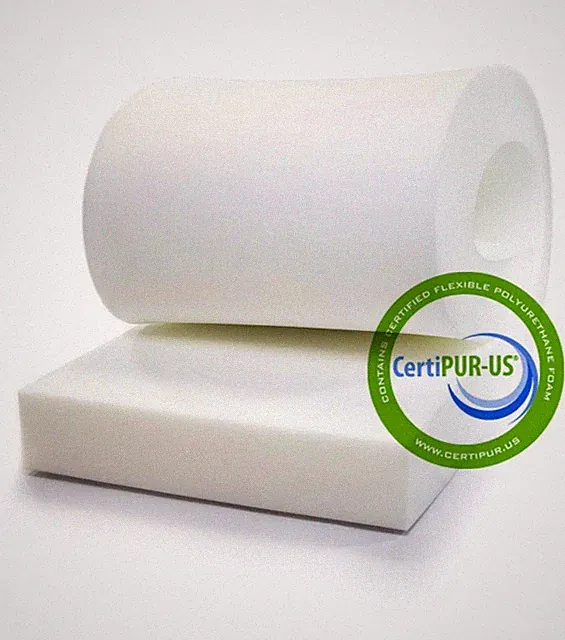 High Density Upholstery Foam 6"x30"x80" Density: 1.8#, compression 36 ILD