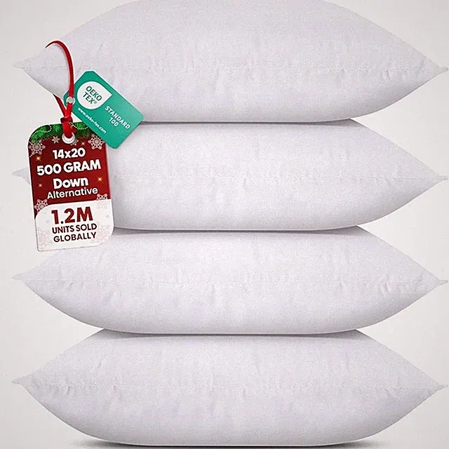 High Rebound Soft Pillow Inserts Couch & Bed Fluffy Decorative Cushions New