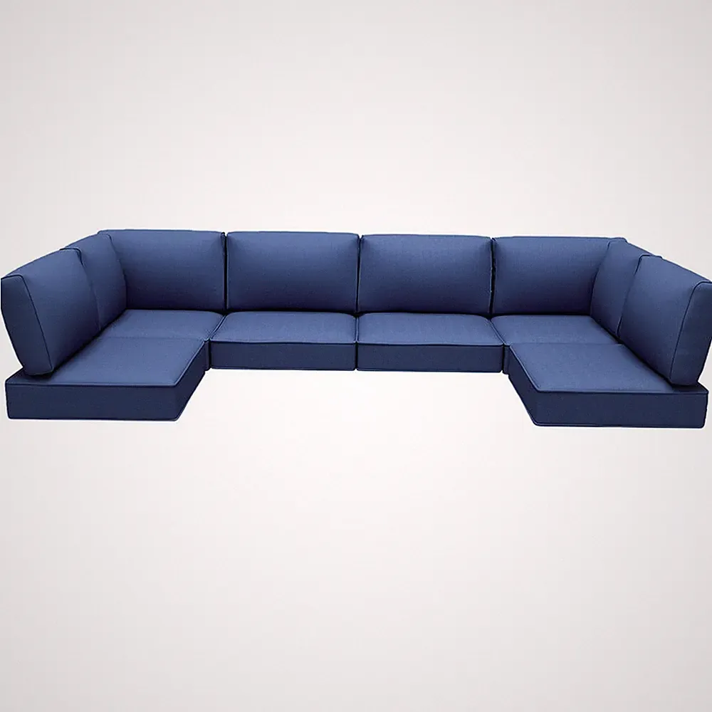 Hokku Designs Outdoor Replacement Cushions for 6-Seat Sectional