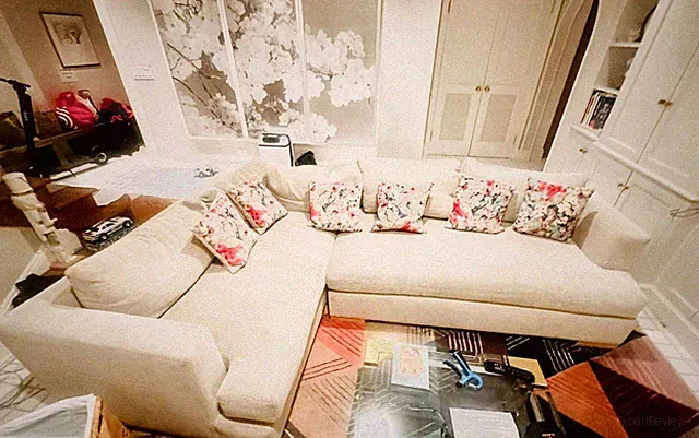 HOMENATURE L SECTIONAL SOFA