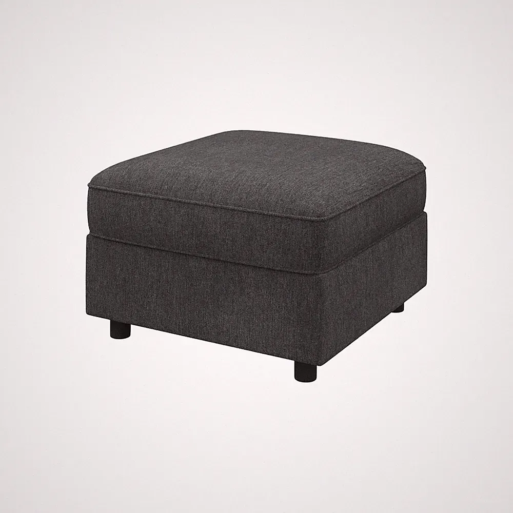 HONBAY Ottoman Module for Modular SectionalVelvet Grey