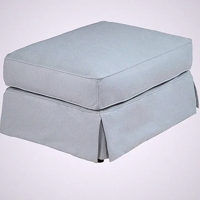 Horizon Ottoman, Configurable, Aqua Blue
