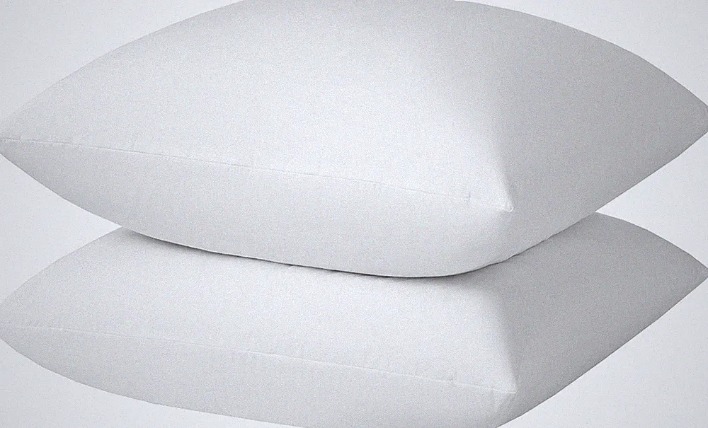 Hotel-Style 28x28 Goose Feather Down Euro Pillow Insert for Sofa & Bed - 100%