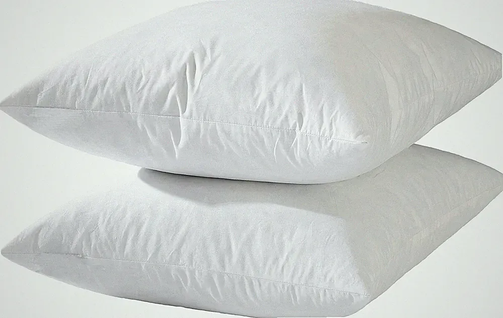 ® Hotel-Style Goose Feather down Euro Pillow Insert for Sofa & Bed - 100% Odorle