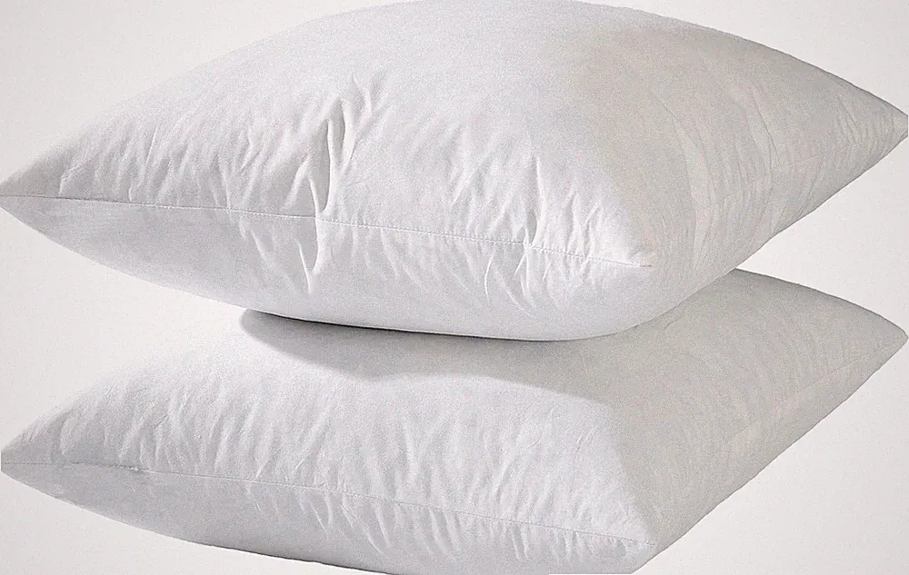 ® Hotel-Style Goose Feather Pillow Insert for Sofa & Bed - 100% Odorless & Plump