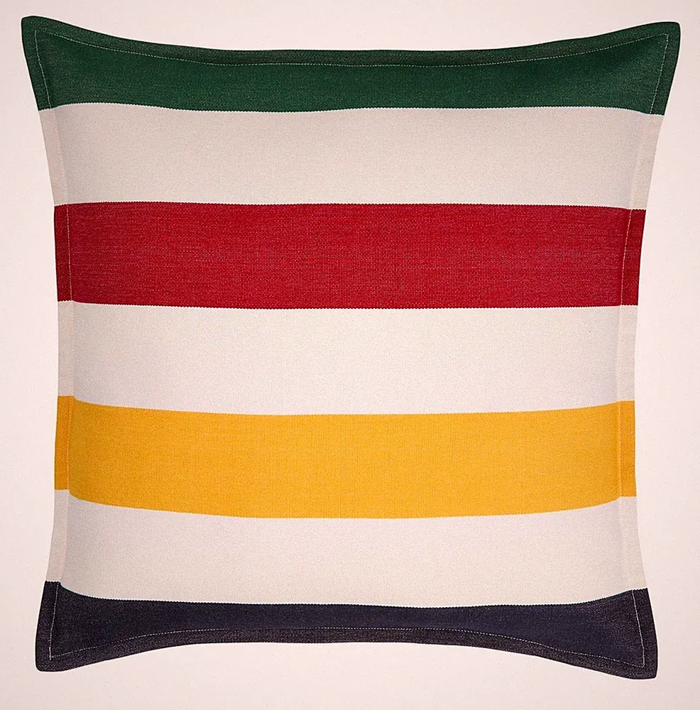 Hudson Bay Striped Throw Pillow Cover Decorative Cushion Case Couch Bed NWT