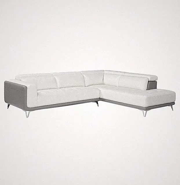 Hudson Heights White Sofa 2 Pc Sectional