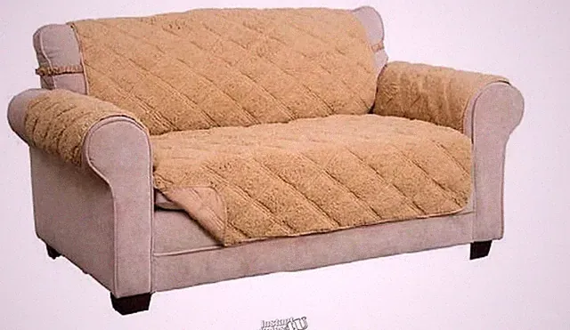 Hudson-Sherpa Slipcover Loveseat Super Soft Sherpa TOAST