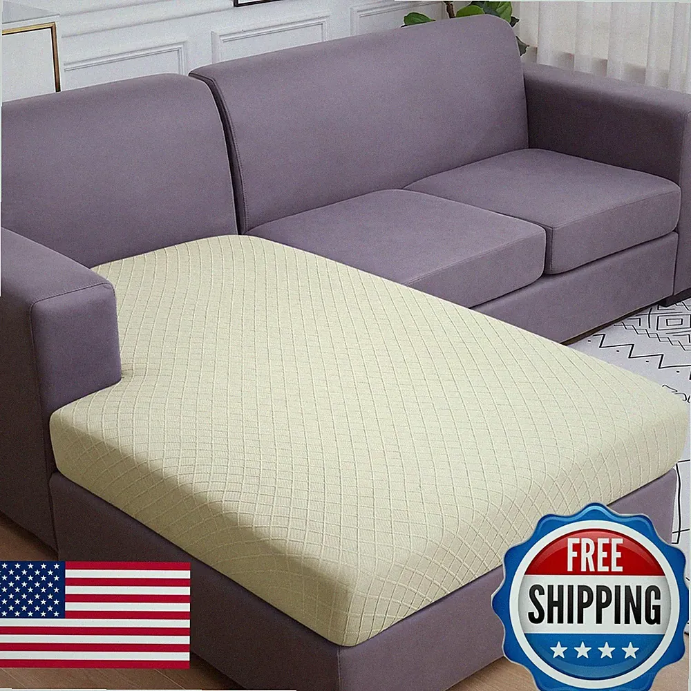 hyha Jacquard Couch Cushion Covers L Shape Sectional Sofa Slipcover