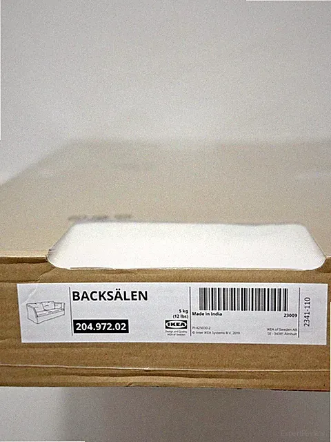 IKEA BACKSÄLEN Cover for Sofa Blekinge White 100% Cotton 204.972.02-NEW