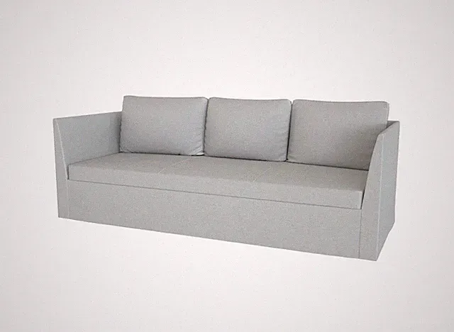 Ikea Brathult 3 Seat Sofa Cover - Grey Linen Blend