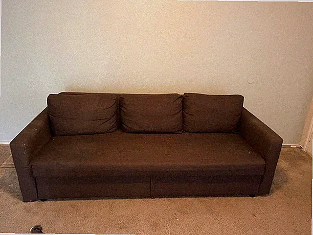 IKEA Brown Sleeper Sofa- Smoke Free, Includes Storage