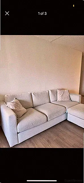 Ikea Couch - Used for a year - Got it professionally cleaned - 88in x 36in