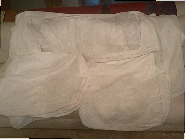 Ikea EKTORP 2-seat Loveseat Cover White Slipcover Complete 5 pcs set