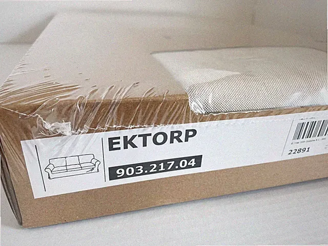 Ikea EKTORP 3 Seat sofa COVER ONLY lofallet beige(complete set) 903.217.04 - NEW