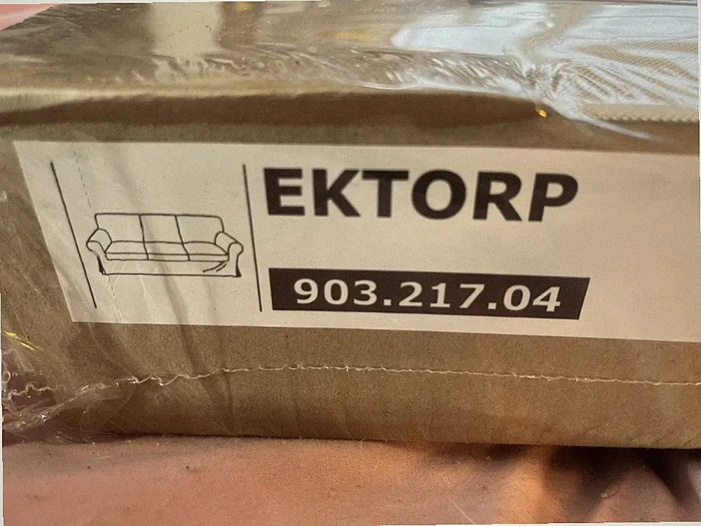 Ikea EKTORP 3-Seat Sofa (NOT Loveseat) COVER Lofallet Beige 903.217.04 NEW