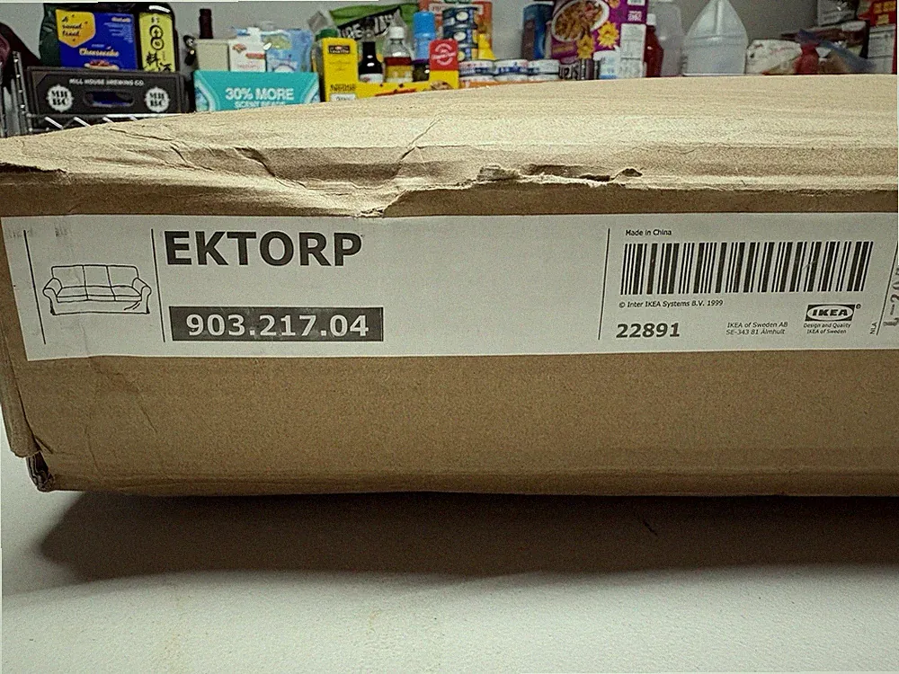 Ikea EKTORP COVER FOR 3 Seat SOFA beige, New, Full Set. Number 903.217.04