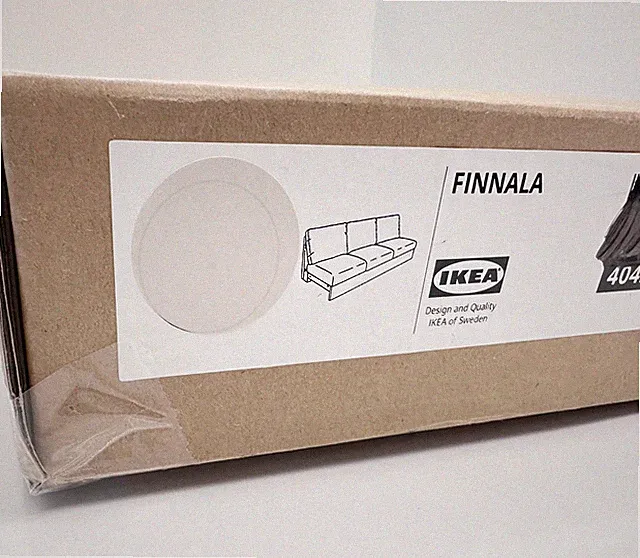 Ikea FINNALA 3-Seat Sofa Section Cover, Gunnared beige 404.548.43 - NEW
