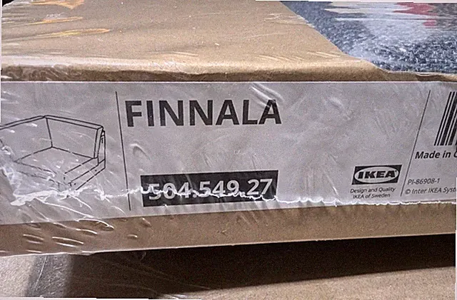 Ikea FINNALA Corner (Sofa) Section Cover Slipcover GUNNARED MEDIUM GRAY New!