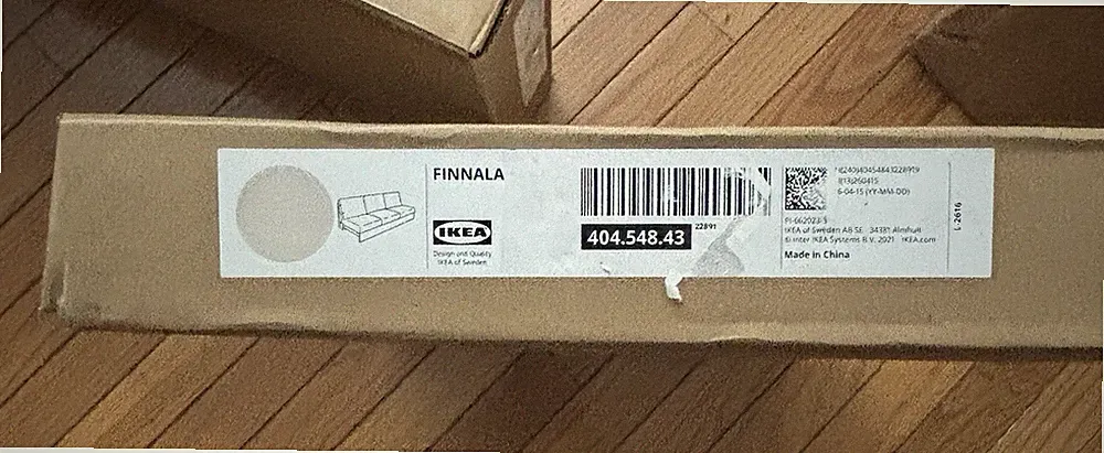 IKEA FINNALA Cover for Sofa Section Gunnared Beige 404.548.43-NEW. Fast Ship
