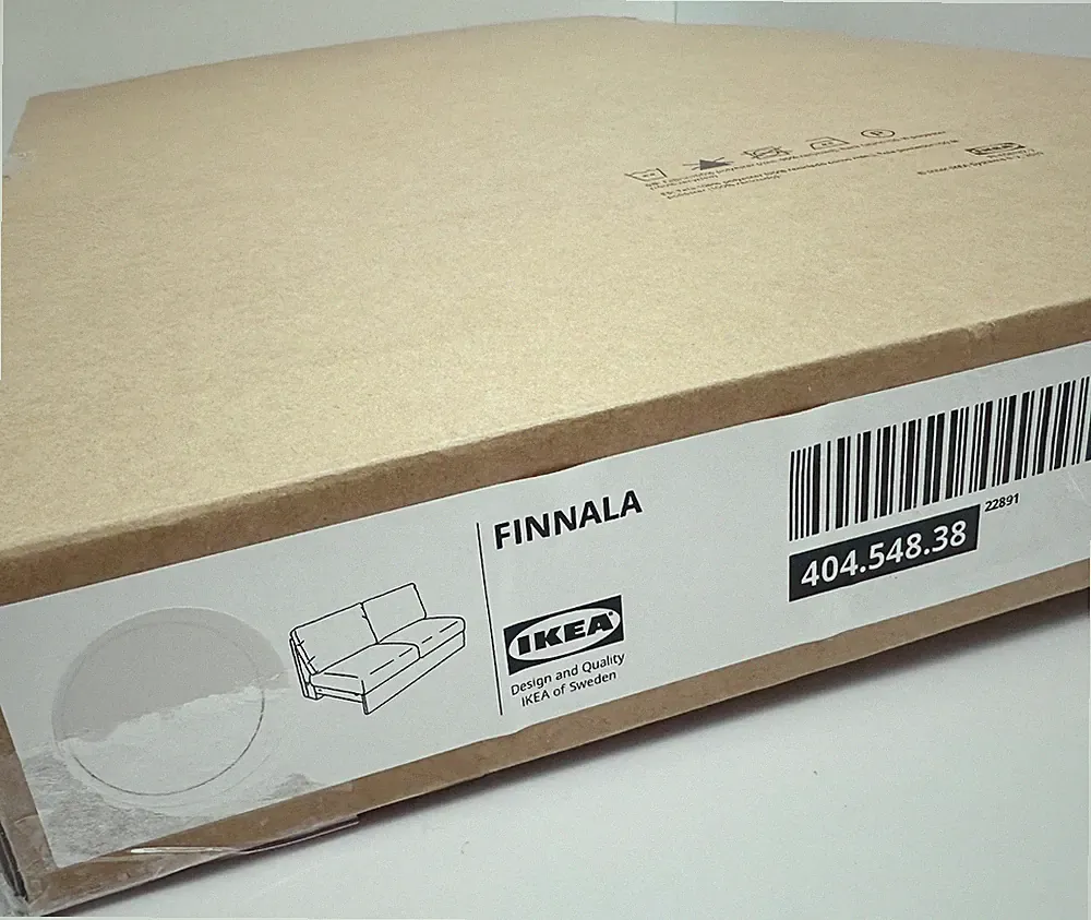 Ikea FINNALA Loveseat 2-Seat Sofa Section Cover, Gunnared beige 404.548.38 - NEW