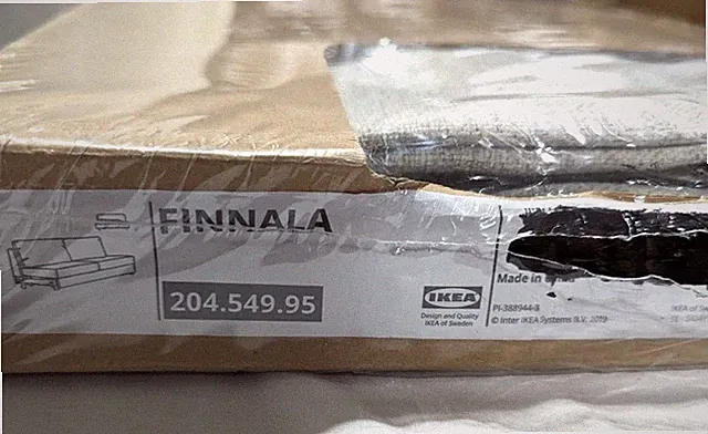 Ikea FINNALA Loveseat SLEEPER Section Cover Slipcover GUNNARED BEIGE New in Box!