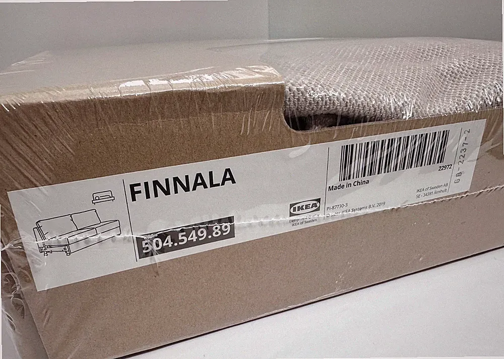 Ikea FINNALA Loveseat Sleeper Sofa Section Cover, Tallmyra Beige 504.549.89 NEW