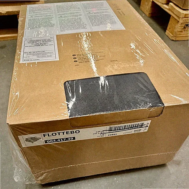 Ikea Flottebo COVER SLIPCOVER FOR Sleeper sofa Vissle Dark Grey 004.417.39