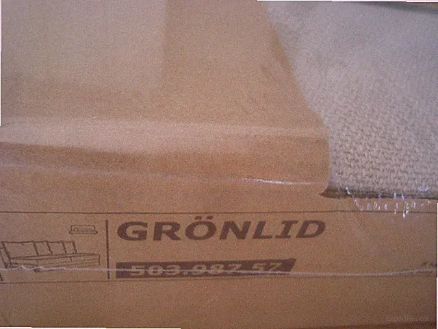 IKEA GRONLID Beige Slipcover 2-seat sofa Sleeper section Cover SPORDA NATURAL